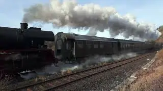 🚂 Tender voraus durchs Lahntal – Dampflok 35 1097 auf Glühweinfahrt Richtung Limburg ❄️🔥