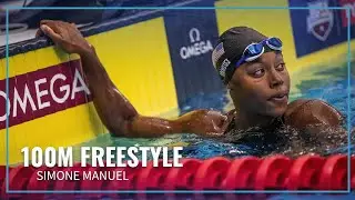 Simone Manuel Kicks Off Night Two With Victory in 100M Freestyle | 2025 TYR Pro Swim Series Westmont