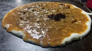 Beef Gravy Dosa | Double egg kalaki | Rare Indian Street food
