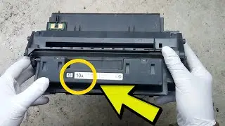 تعبئه حباره طابعه اتش بي | How to refill HP laser jet 2300 & 2300L Printer | HP 10A ( Q2610A) Refill