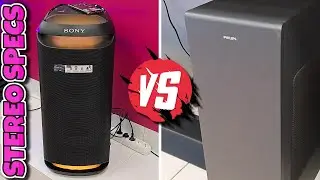 PHILIPS TAB8805 VS SONY XV800 Sound Comparison Half Volume 50 %