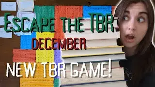 Escape the TBR: December TBR Game 🎲🏚️ | new tbr game! | readathons, book clubs & more! | booktube