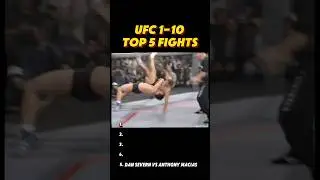 Top 5 Fights: UFC 1-10 #mma #ufc #fyp #shorts #subscribe