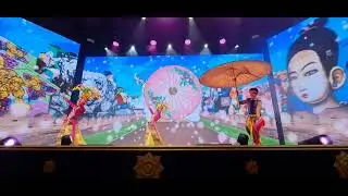 Expo 2020 Thailand pavalion's stage show at Expo 2020 mobility district   ......