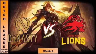 Dynasty vs LowLandLions Highlights | Dutch League 2020 Summer Week 2