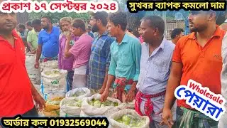অনেক কম আজ পেয়ারার দাম | পেয়ারার দাম আজ ঠান্ডা  | পাইকারি বাজার খড়খড়ি রাজশাহী | wholesale guava bd