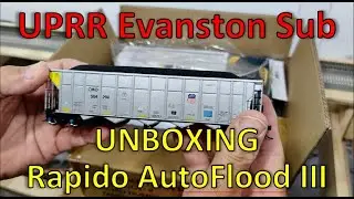 Rapido AutoFlood III Hopper Review.  Model Train Layout Ops & Realism Union Pacific RR
