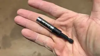 My favorite bit holder - the DEWALT Locking Bit Holder