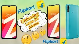Unboxing Flipkart product Lava Z6 mobile / Lava Z6 mobile / @VMMRYTChannel