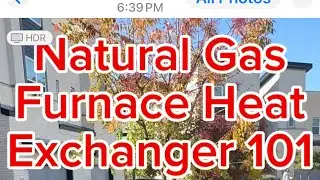 Inside a natural gas furnace and heat exchanger #hvac #hvaclife #homerepair 