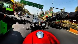 City Traffic? No Problem &ndash; Watch This INSANE Hunter 350 POV Ride! 🔥