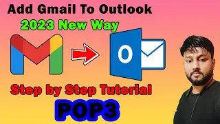 How to Configure Gmail in Outlook 2016 | Manual Setup Mode |POP
