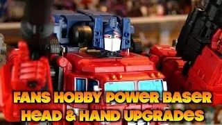 MBA-01 + MBA-02  Head & Hand Upgrades for Fans Hobby MB-06 POWER BASER
