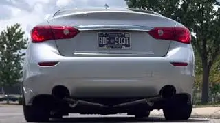 3.7 Q50 Z1 Touring Cat-Back with Berks Resonated Test Pipes