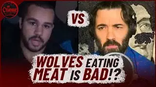 Vegan Gains Argues Wolves Should be IMPRISONED for EATING FISH!