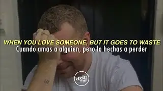 Sam Smith - Fix you (Coldplay cover) | Lyrics/sub espa&ntilde;ol