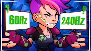 Does it make a difference playing Brawlhalla at 240Hz? And why does Lynx only play at 60Hz withou...