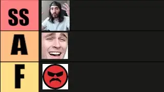 The definitive tier list of streamers.