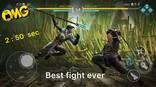 I spent around 3 min to complete him ( ling vs kibo) boss best fight ever [ shadow fight 4 arena ]