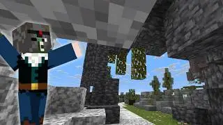 Как построить сад камней в Minecraft