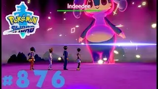 Pokemon Sword Shiny Dynamax Female Indeedee Raid & Catch