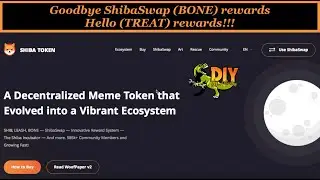 🥂 Shiba inu BONE rewards switching to TREAT rewards - CHEERS! 🥂