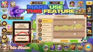 How to make use of Idle Master Idle Heroes