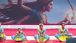 Traditional Invocation Dance - SCHOOL ANNUAL DAY - AIGIRI NANDHINI-SHIV THANDAV-THRISHUL DANCE