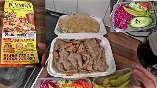 Yummies Takeaway in Launceston Cornwall- Large Doner Kebab and Menu Review!