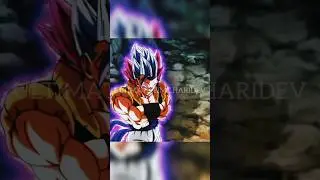 ULTRA INSTINCT EGO GOGETA TRANSFORMATION EDIT||GANSTER PARADISE REMIX #shorts #dbs #dbz
