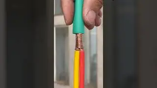 Awesome tip for using heat shrink tubing safely.