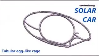 Tubular frame of Solar PV car for passive safety Вижте патентоспособни иновации на www.b2binno.eu