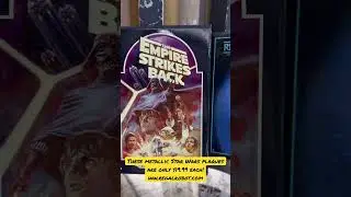 Check out these cool Star Wars metallic plaques for your Star Wars mancave #starwars