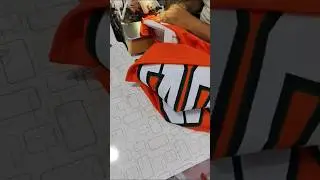 American Football Jersey sewing process🔥🔥#ideascorporation #usabrand #American Jersey #machine#trend