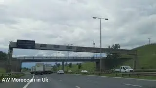 M62 Smart Motorway Highest  Motorway In England Leeds to Manchester Driving In The UK