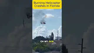 🚁🔥 Florida: Helicopter Bursts Into Flames & Crashes Into Apartments