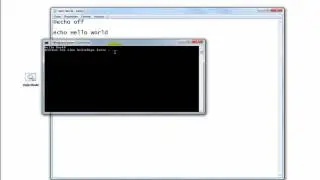 Einfache Batch Programmierung Part 1 Hello World