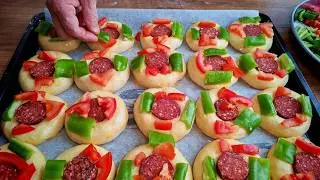 🔥 5 DAKİKADA PİZZA POĞAÇA! HAZIRLAYINCA ŞAŞIRACAKSINIZ 😋
