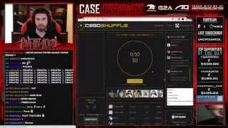 PhantomL0rd LOSING 100k Reaction&bull; CSGO SHUFFLE BET &bull;
