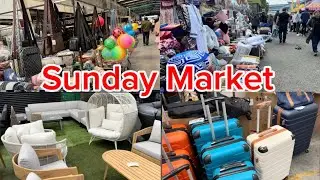 Sunday Market. Walking Tour 2025.Best Market in UK.