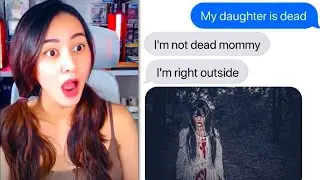 RUTHBELL REACTING TO MY SCARY TEXT STORIES 