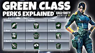 COD Mobile Green Class Perks Explained !! How to Use Green perks with Example in Cod Mobile