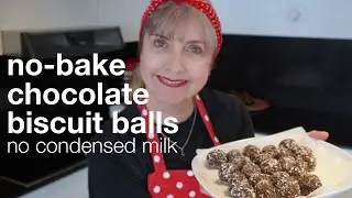 Easy No-Bake Chocolate Biscuit Balls &ndash; No Condensed Milk Required