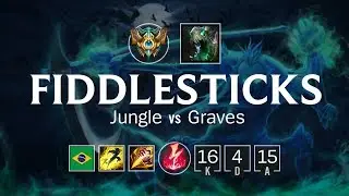 Fiddlesticks Jungle vs Graves - BR Challenger Patch 8.10