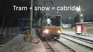 Snowy Trams cabride TM20 | Depo iskar &rarr; Metrostantsiya Opaltchenska 
