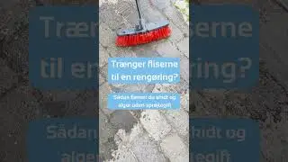 Havehack - Reng&oslash;ring af fliser