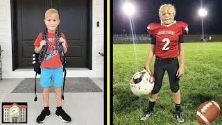 Первый день в детском саду и первая игра в американский футбол! 🏫🏈
