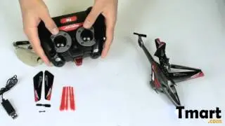 $34.67 JXD-343 Missile Launching Gyro 3.5CH Infrared R/C Helicopter-14002074