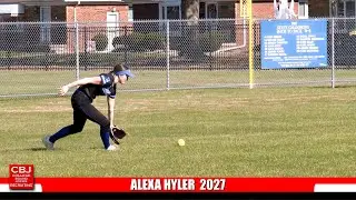 Alexa Hyler 2027 Outfielder Softball Skills Video