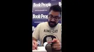 Austin Kleon - Live Q&A while signing books at Bookpeople